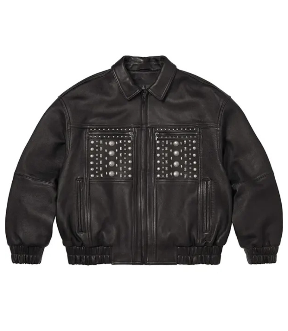 Genuine Multi Stud Black Leather Biker Jacket 1 Genuine-Multi-Stud-Black-Leather-Biker-Jacket-1.png